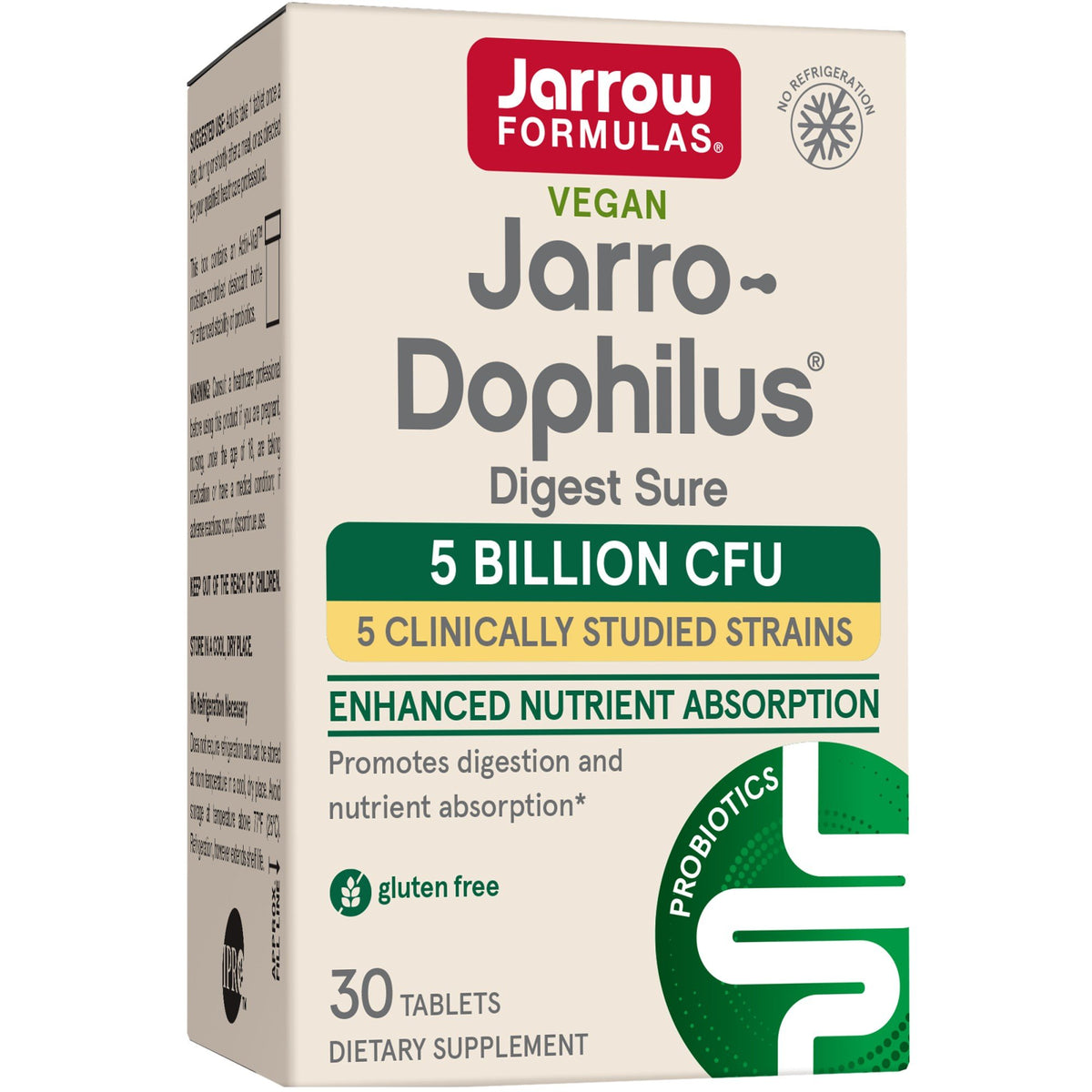 Jarrow Formulas Jarro-Dophilus Digest Sure 30 Tablet