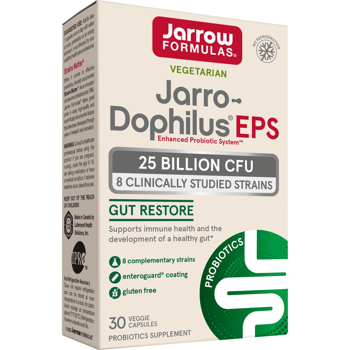 Jarrow Formulas Jarro-Dophilus EPS  25 Billion 30 Capsule
