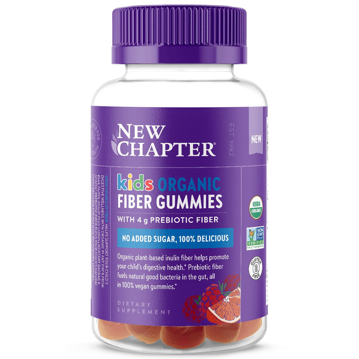 New Chapter Kids Organic Fiber Gummies 60 Gummy