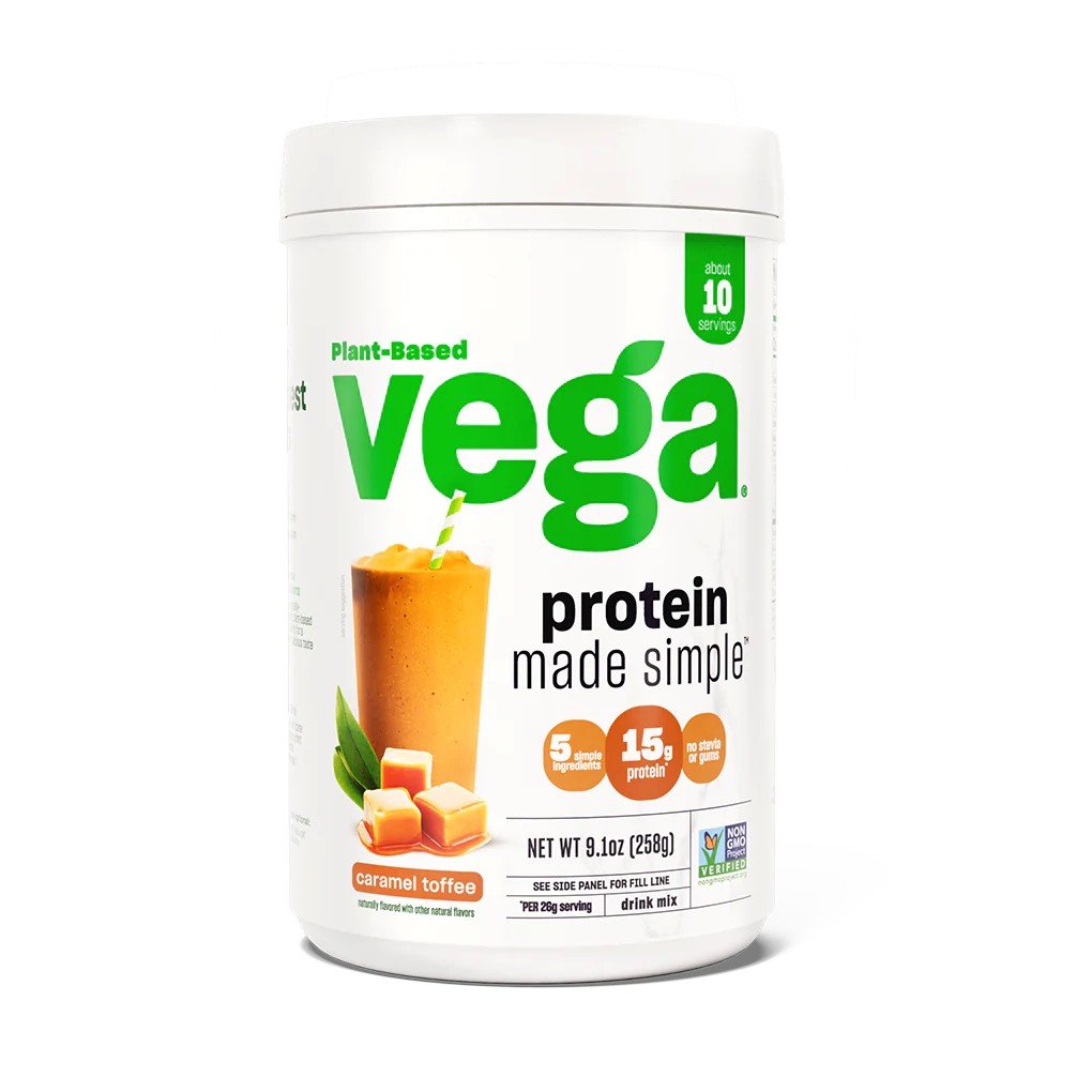 Vega Vega Protein Made Simple Caramel Toffee 9.1 oz Powder