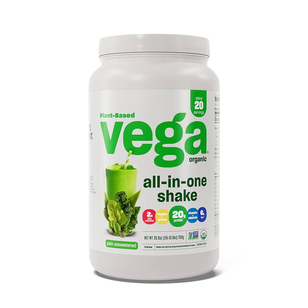 Vega Vega One Organic All-In-One Shake Plain Unsweetened 26.9 oz Powder