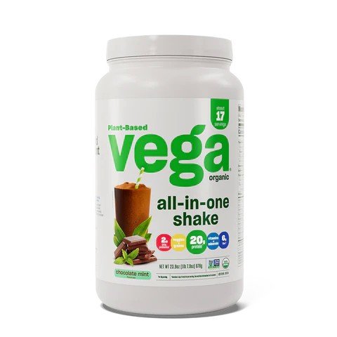 Vega Vega One Organic All-In-One Shake Chocolate Mint 25 oz Powder