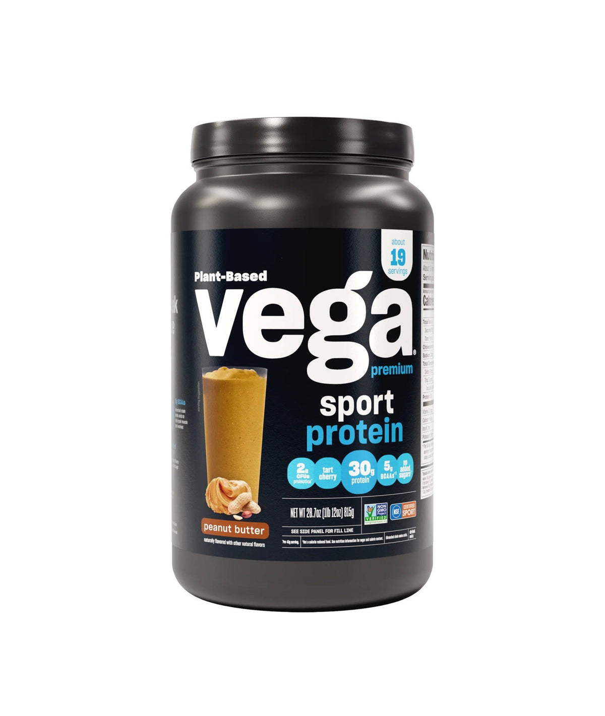 Vega Vega Sport Premium Protein Peanut Butter 28.7 oz Powder