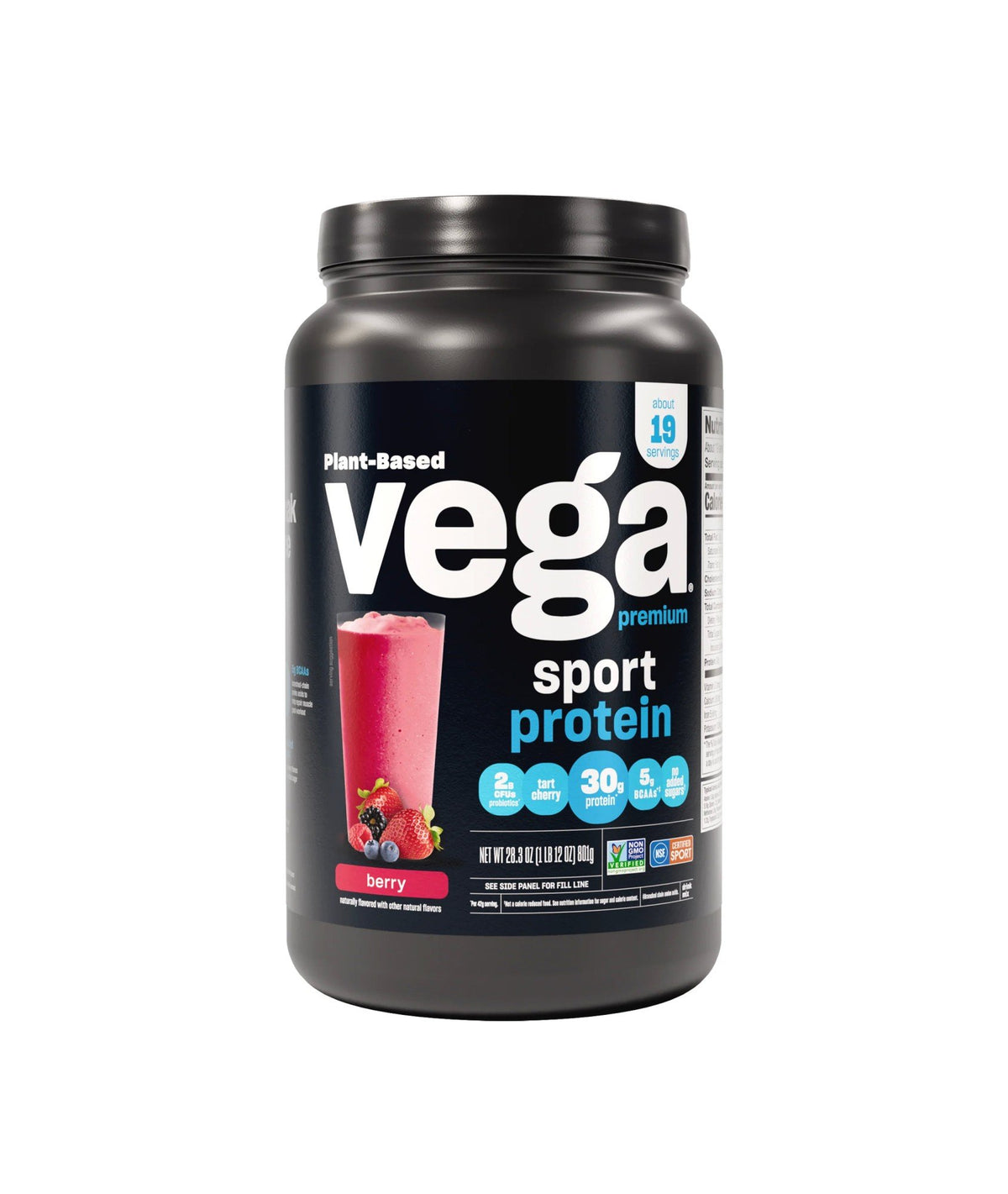 Vega Vega Sport Performance Protein Berry 28.3 oz Powder