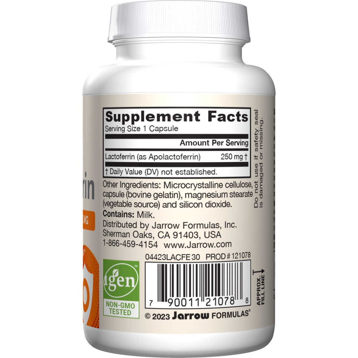 Jarrow Formulas Lactoferrin 30 Capsule