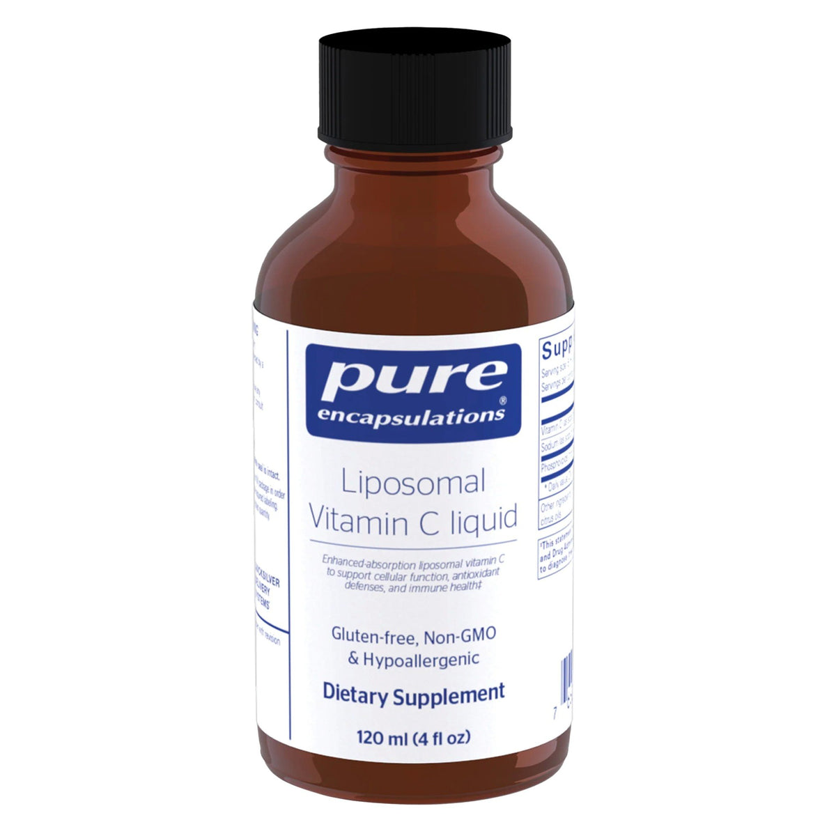 Pure Encapsulations Liposomal Vitamin C Liquid 120 mL (4 fl oz.) Liquid