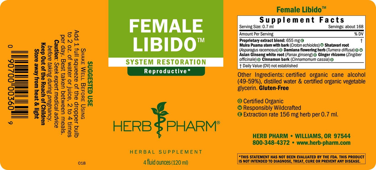 Herb Pharm Female Libido 4 oz Liquid