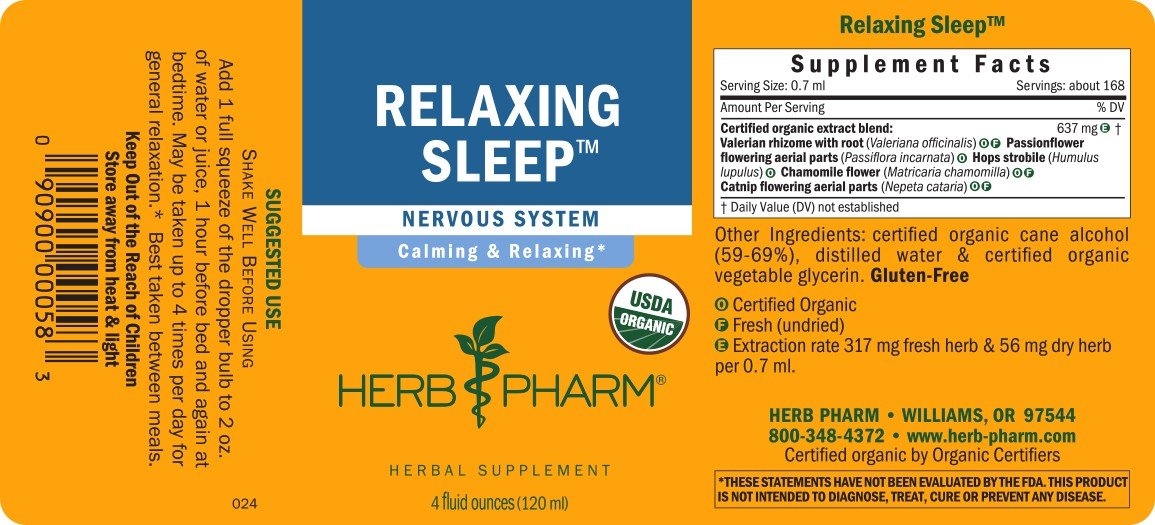 Herb Pharm Relaxing Sleep 4 oz Liquid