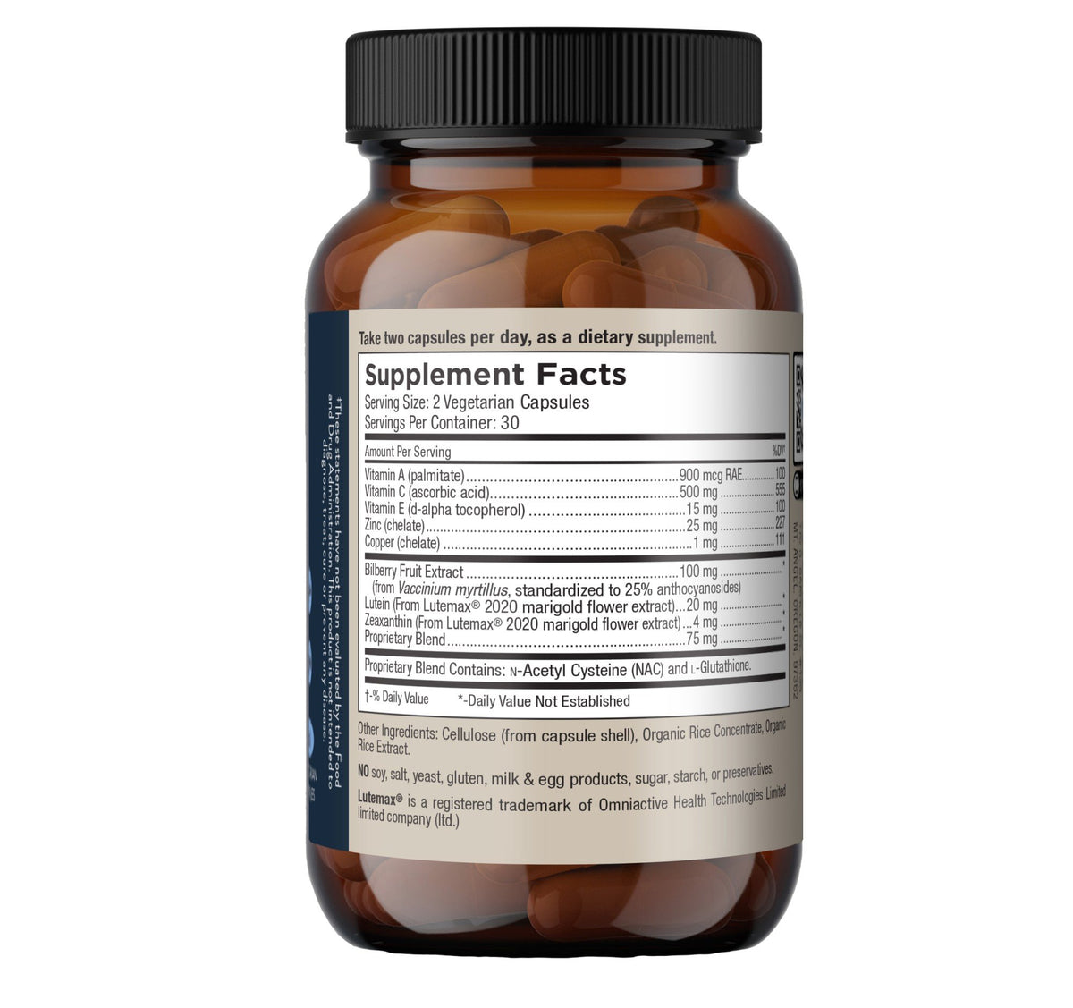 Mt. Angel Vitamins Eye Complete 60 Capsule