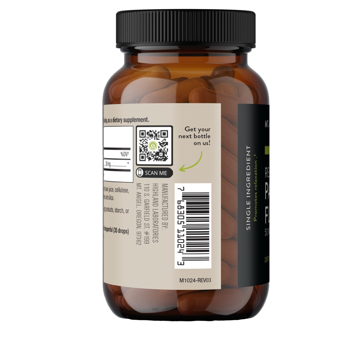 Mt. Angel Vitamins Relaxing Passionflower 50mg 60 Vegetarian Lozenge