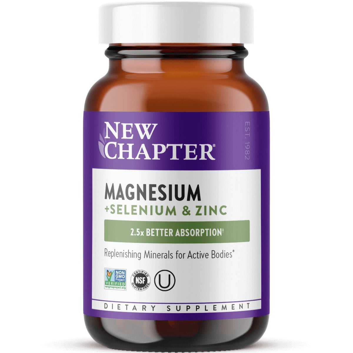 New Chapter Magnesium + Selenium & Zinc 30 Tablet