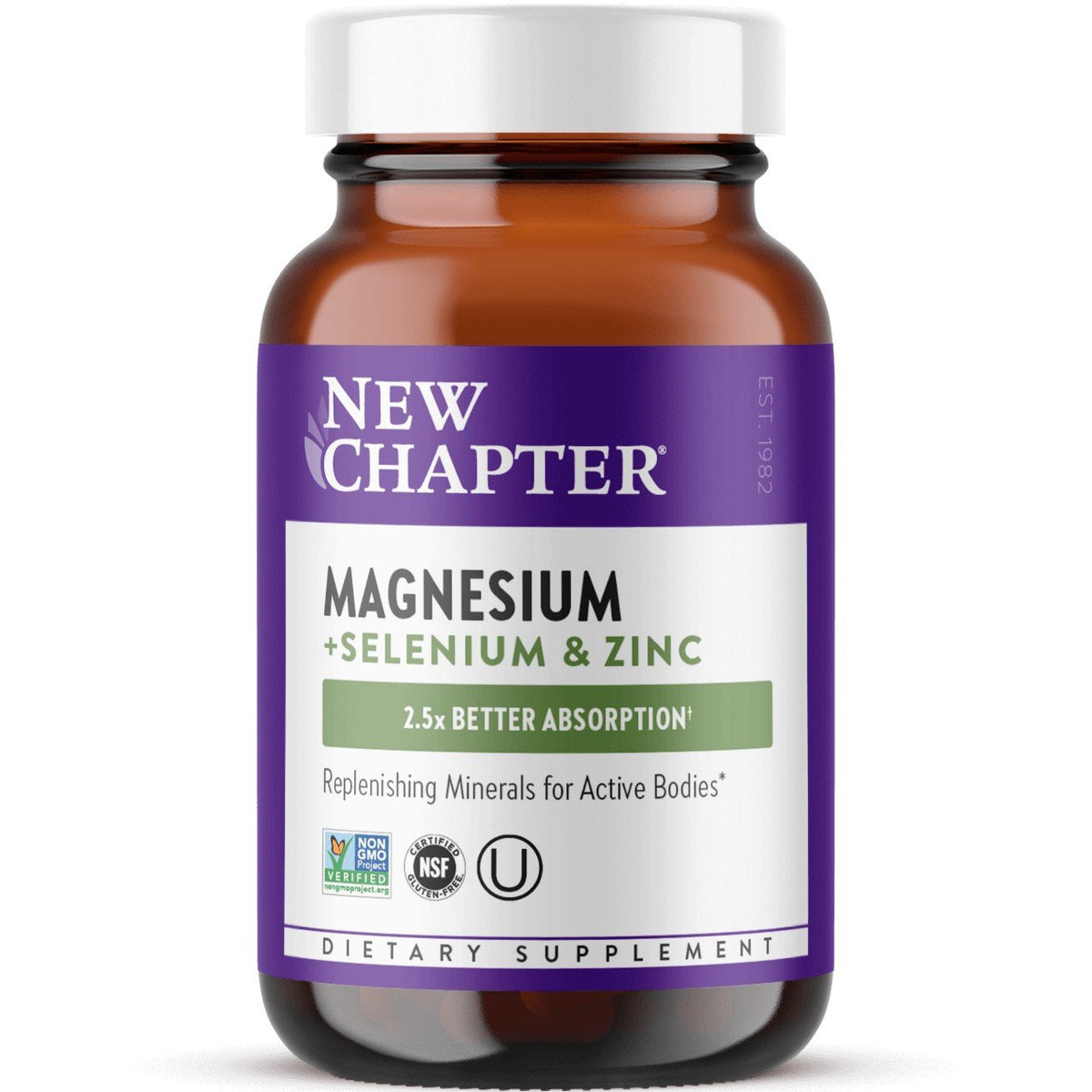 New Chapter Magnesium + Selenium &amp; Zinc 30 Tablet