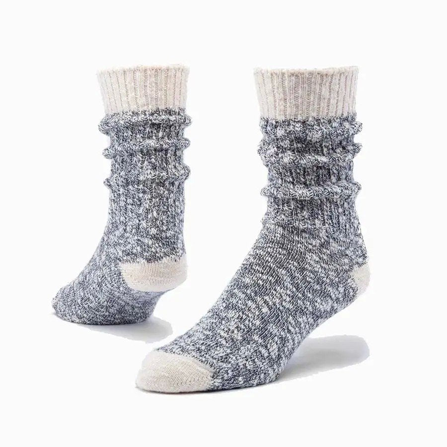 Maggie's Organics Crew Ragg Sock Navy 1 Pair Pack