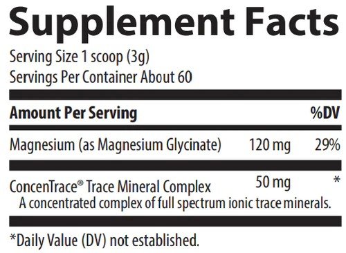 Trace Minerals Magnesium Glycinate - Grape Powder 180 gram (6.35 oz) Powder