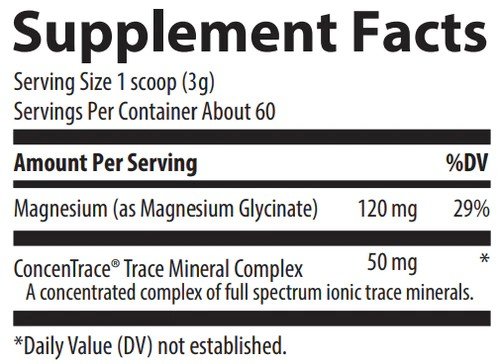 Trace Minerals Magnesium Glycinate - Orange Dream 180 gram (6.35 oz) Powder