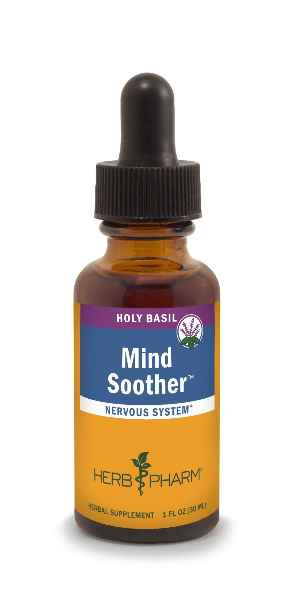 Herb Pharm Mind Soother Holy Basil 1 oz Liquid