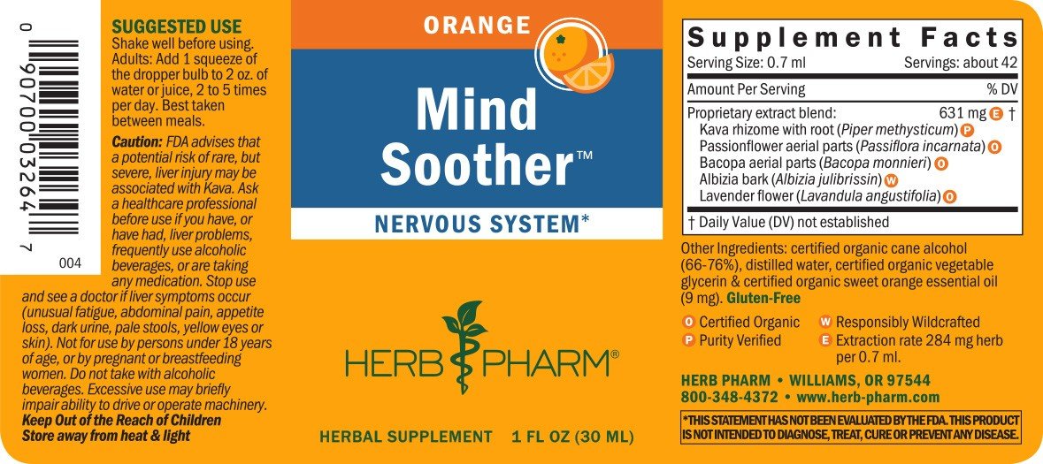 Herb Pharm Mind Soother Orange 1 oz Liquid