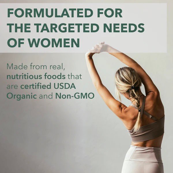 PlantFusion Vegan Women&#39;s Organic One-A-Day Multi 60 Tablet