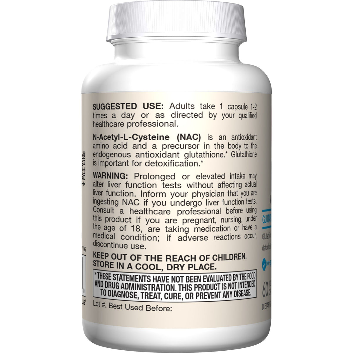 Jarrow Formulas N-A-C 500 mg 60 VegCap