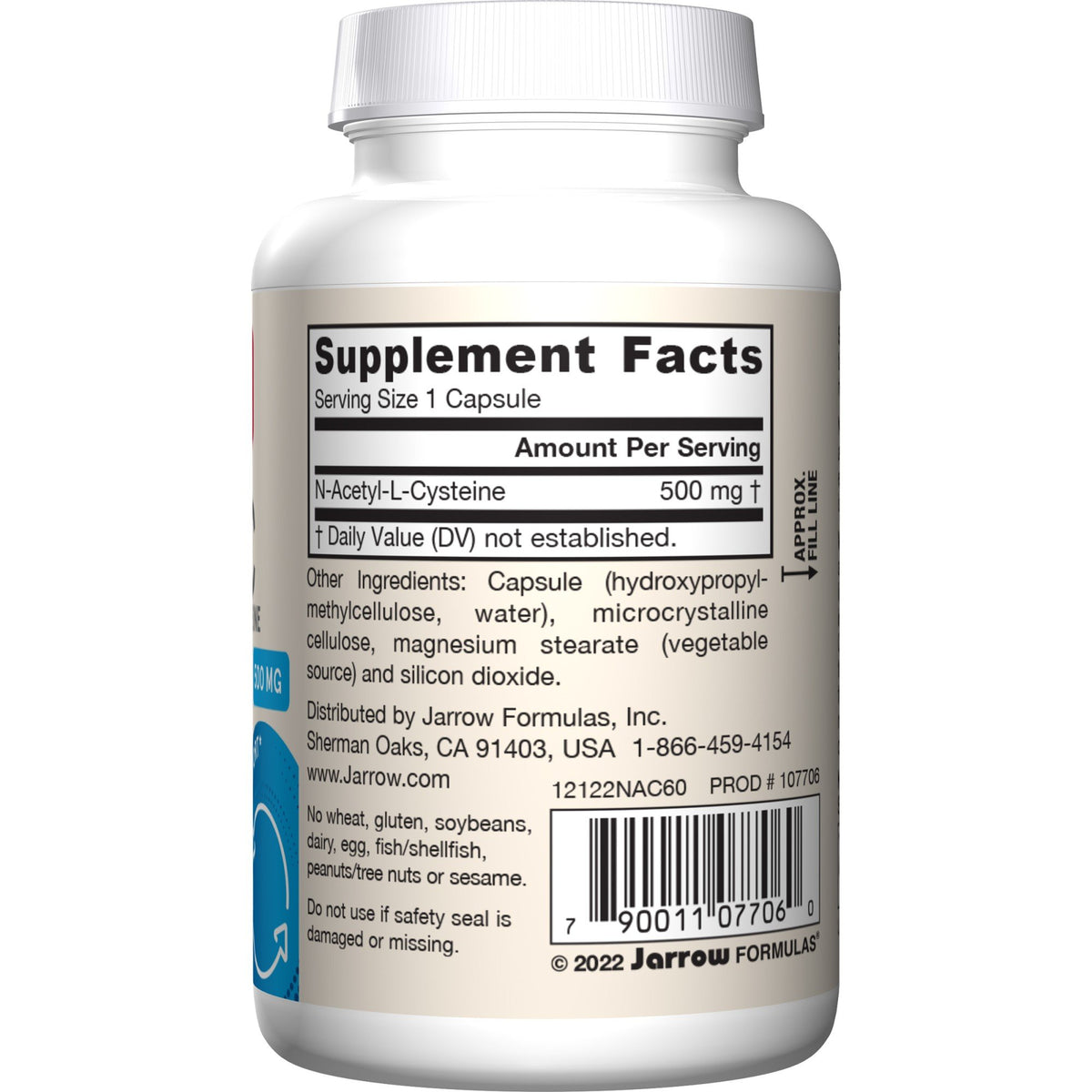 Jarrow Formulas N-A-C 500 mg 60 VegCap