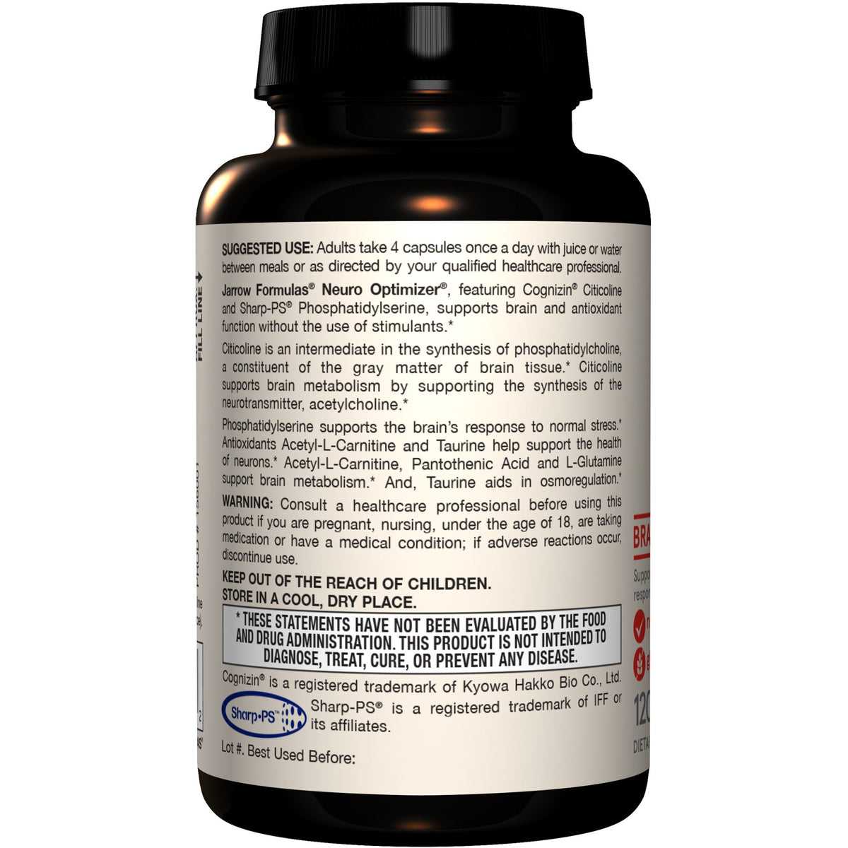 Jarrow Formulas Neuro Optimizer 120 Capsule