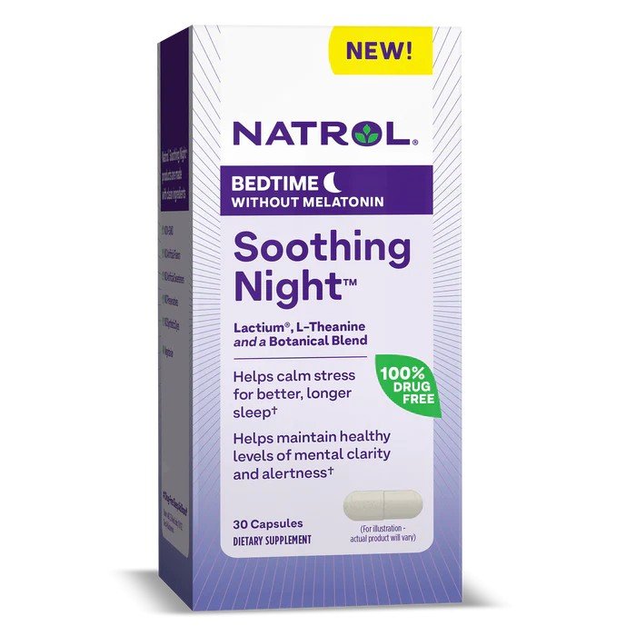 Natrol Soothing Night Capsules - Bedtime Without Melatonin 30 Capsule