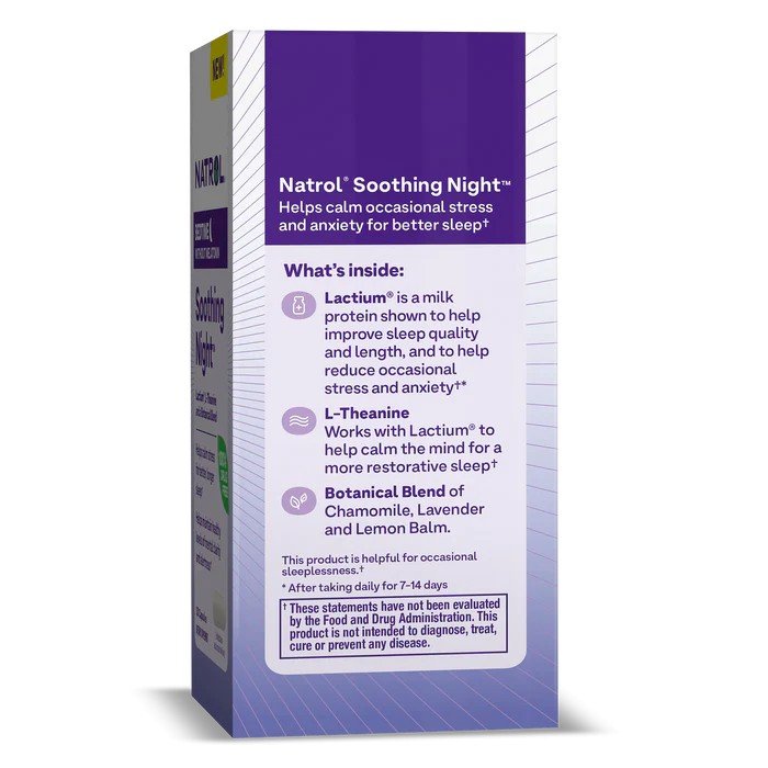 Natrol Soothing Night Capsules - Bedtime Without Melatonin 30 Capsule