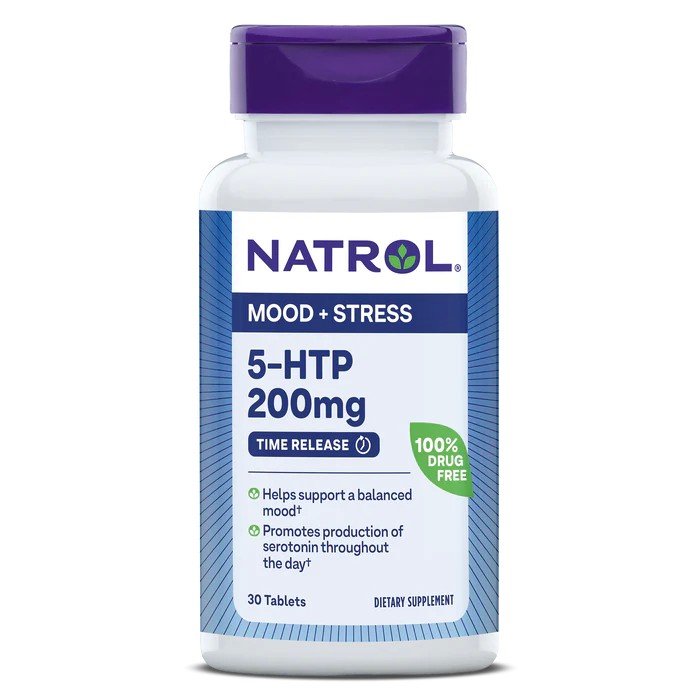 Natrol 5-HTP Mood &amp; Stress Time Release 200mg 30 Tablet