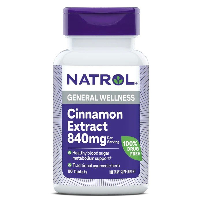 Natrol Cinnamon Extract 80 Tablet