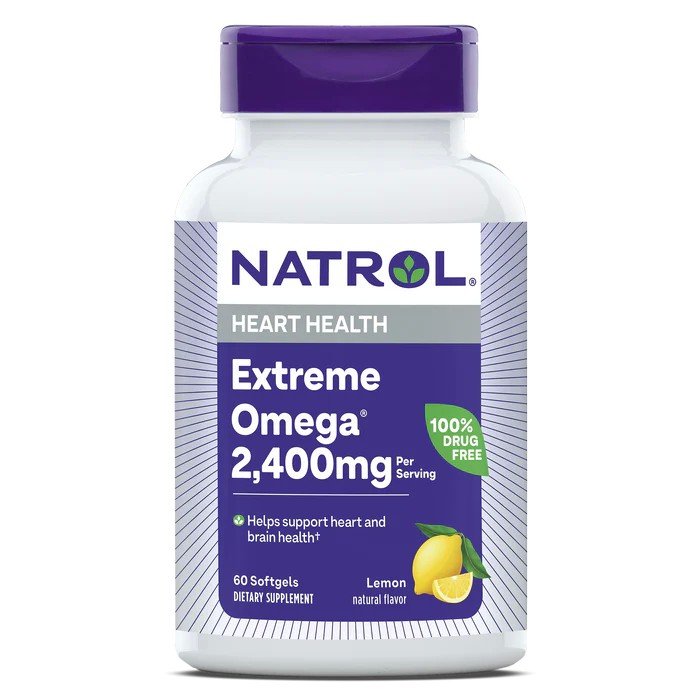 Natrol Extreme Omega Fish Oil 60 Softgel