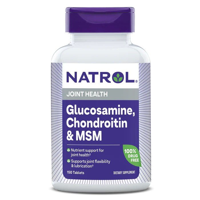 Natrol Glucosamine Chondroitin &amp; MSM 150 Tablet