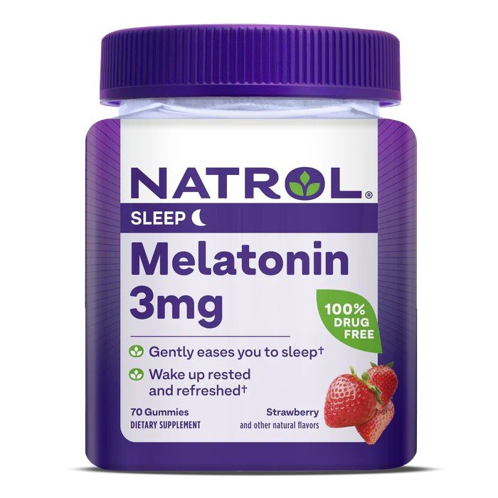 Natrol Melatonin Gummies - 3mg - Strawberry 70 Gummy