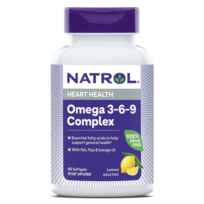 Natrol Omega 3-6-9 Complex 1,200mg 60 Softgel