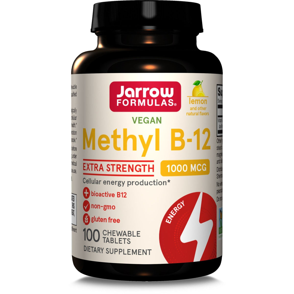 Jarrow Formulas Methyl B-12 Lemon 1000mcg 100 Lozenge