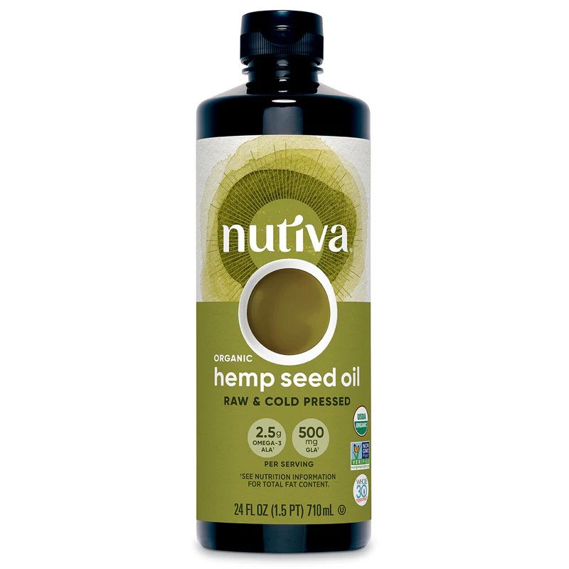 Nutiva Organic Hemp Seed Oil 24 oz Liquid