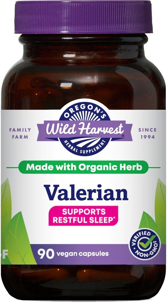 Oregon&#39;s Wild Harvest Valerian Root 90 Vegan Capsule