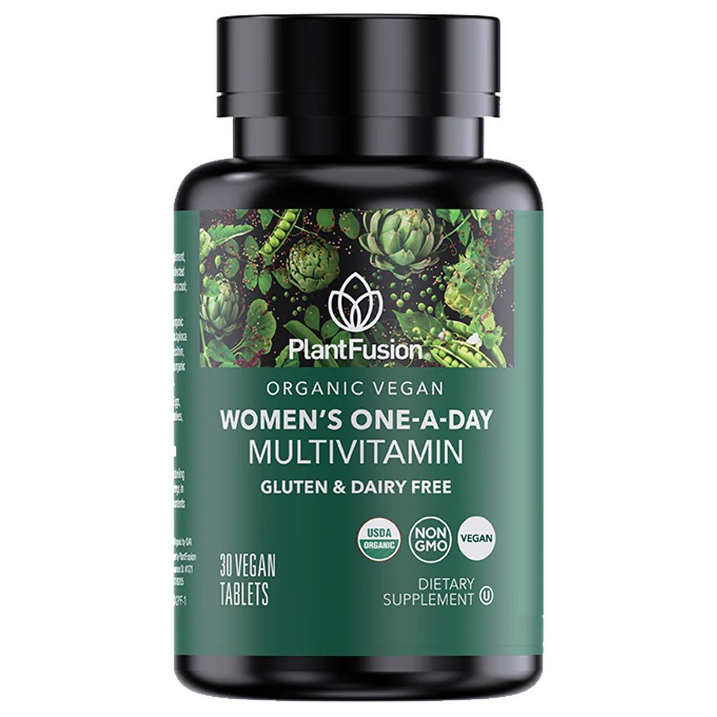 PlantFusion Organic Vegan Women&#39;s One-A-Day Multivitamin 30 Tablet