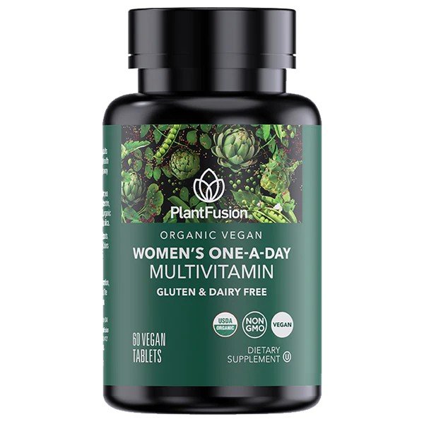 PlantFusion Vegan Women&#39;s Organic One-A-Day Multi 60 Tablet