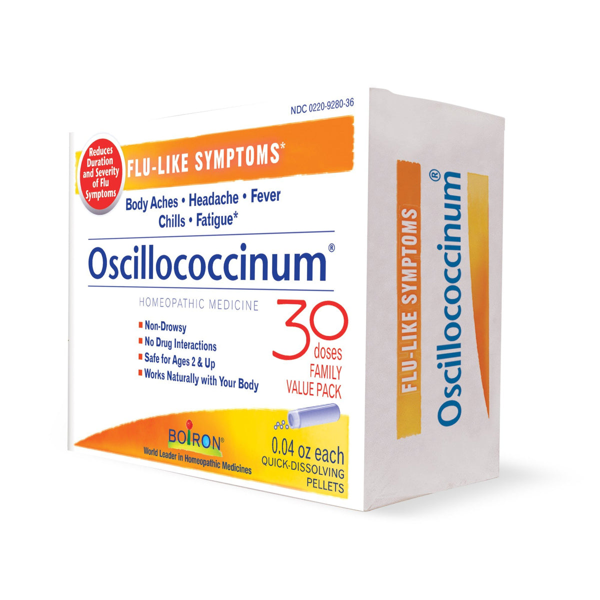 Boiron Oscillococcinum Homeopathic Medicine For Flu-Like Symptoms 6 Dose