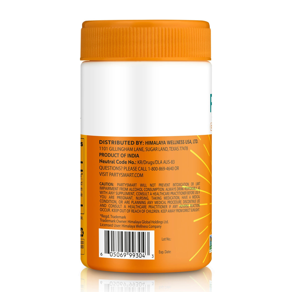 Himalaya Herbals PartySmart Capsules 28 VegCap