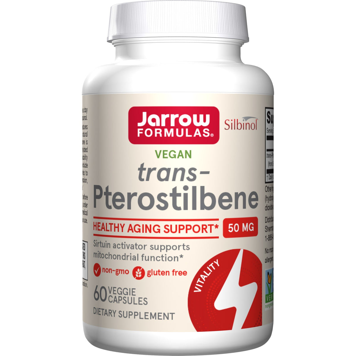 Jarrow Formulas Pterostilbene 60 Capsule