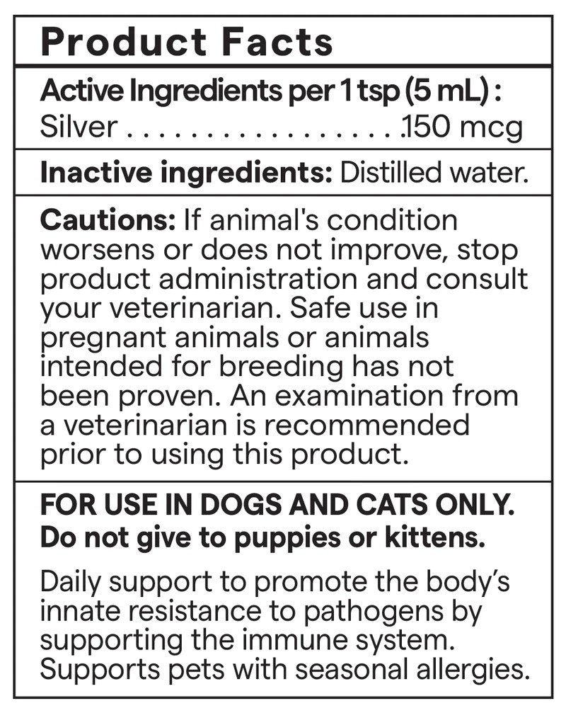 Trace Minerals Pet Immune Support 4 oz (118 ml) Liquid