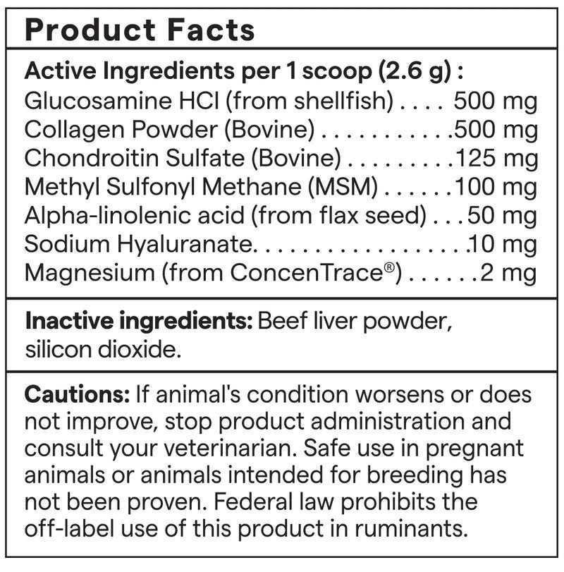 Trace Minerals Pet Joint Support 6 oz (171 g) Powder