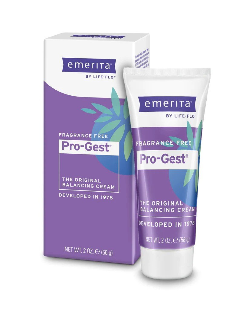 Emerita Pro-Gest Paraben Free 4 oz Cream