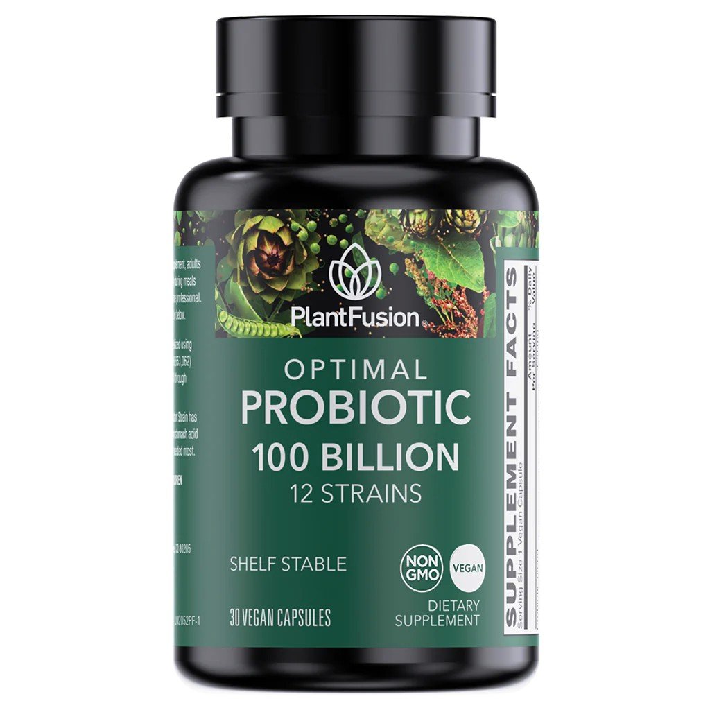 PlantFusion Vegan Optimal Probiotic 100 Billion 30 VegCap