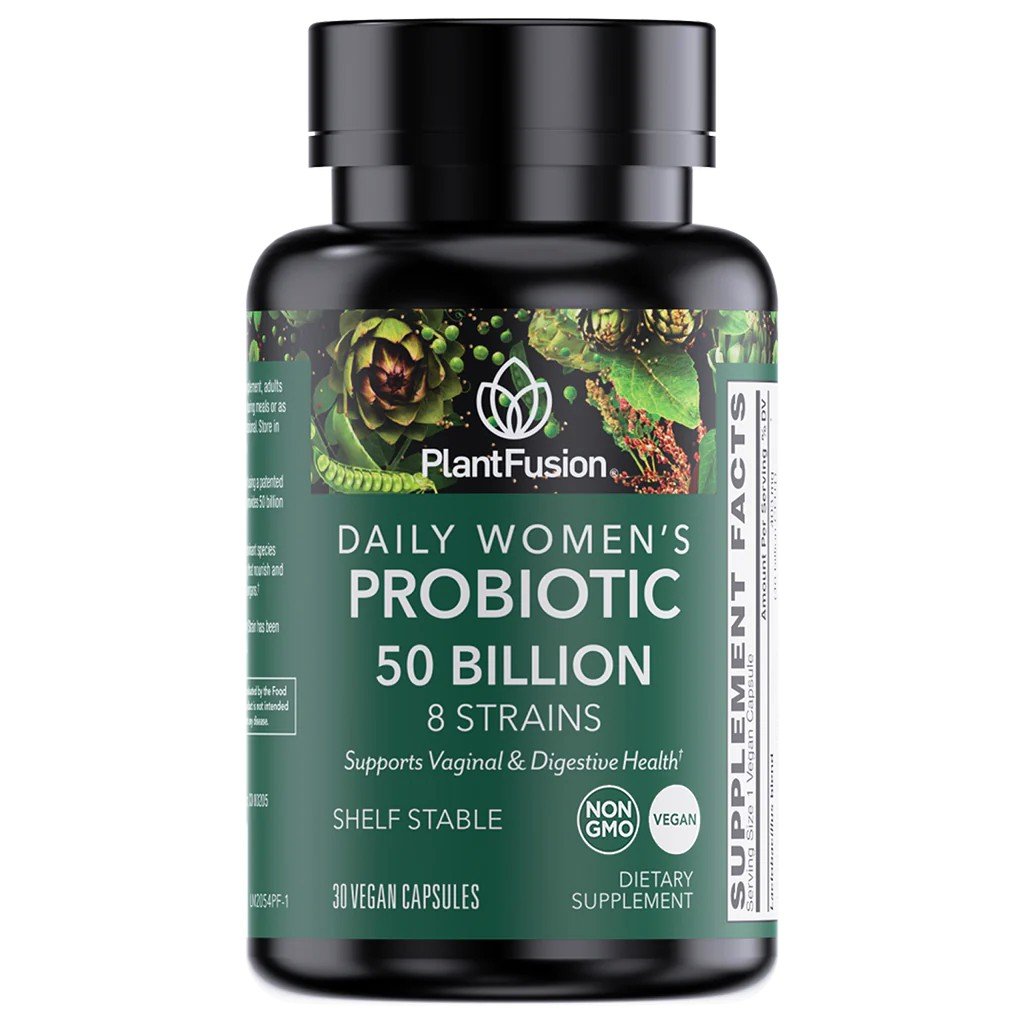 PlantFusion Vegan Daily Women's 50 Billion Probiotic 30 VegCap