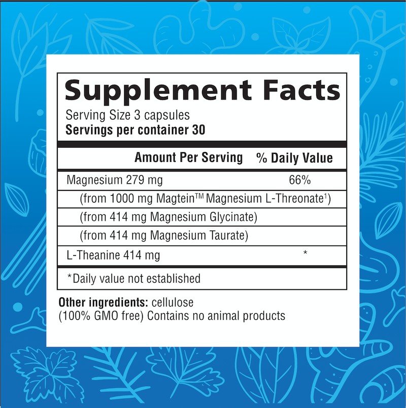 North American Herb & Spice Purely Min Magnesium 90 VegCap