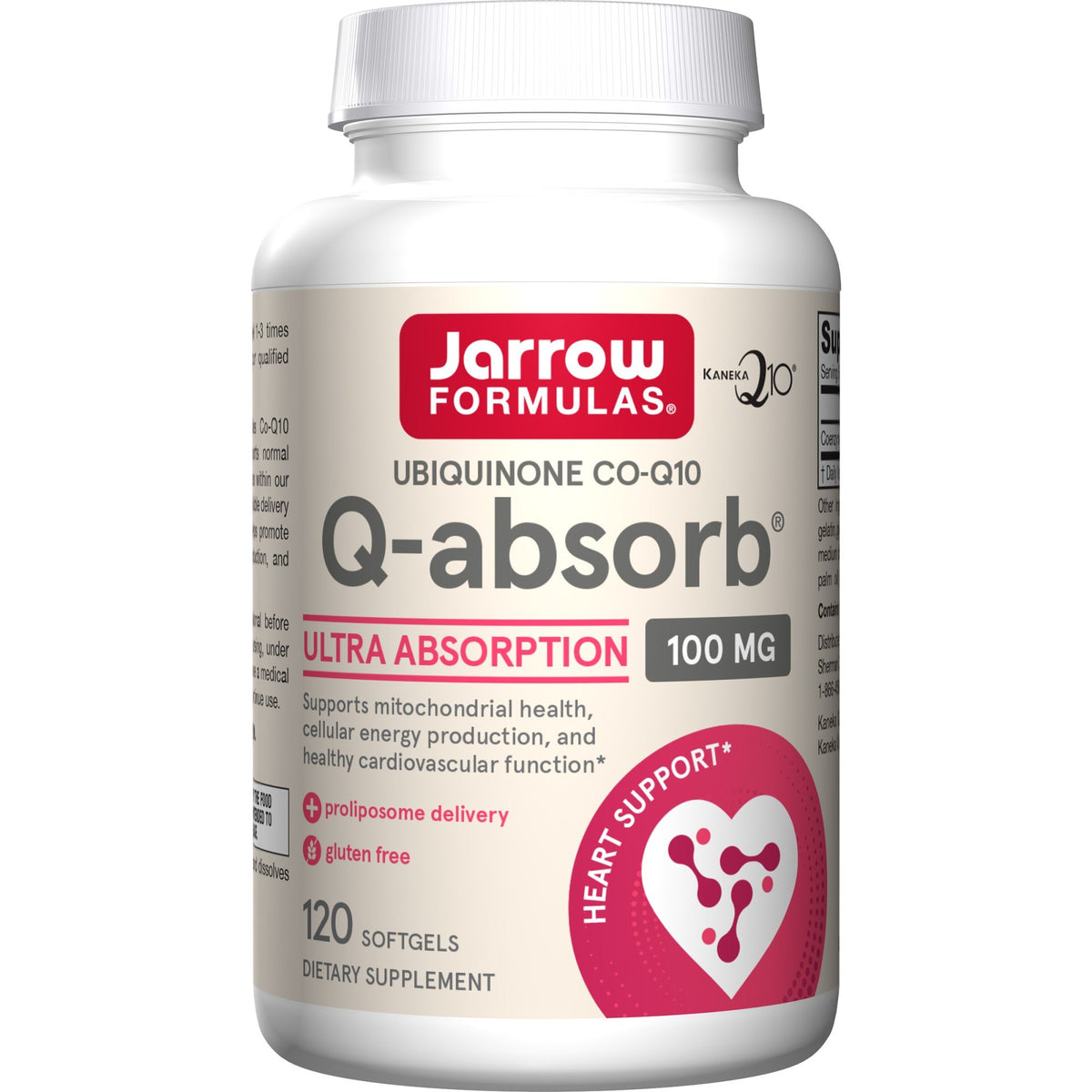 Jarrow Formulas Q-absorb Co-Q10 100mg 120 Softgel