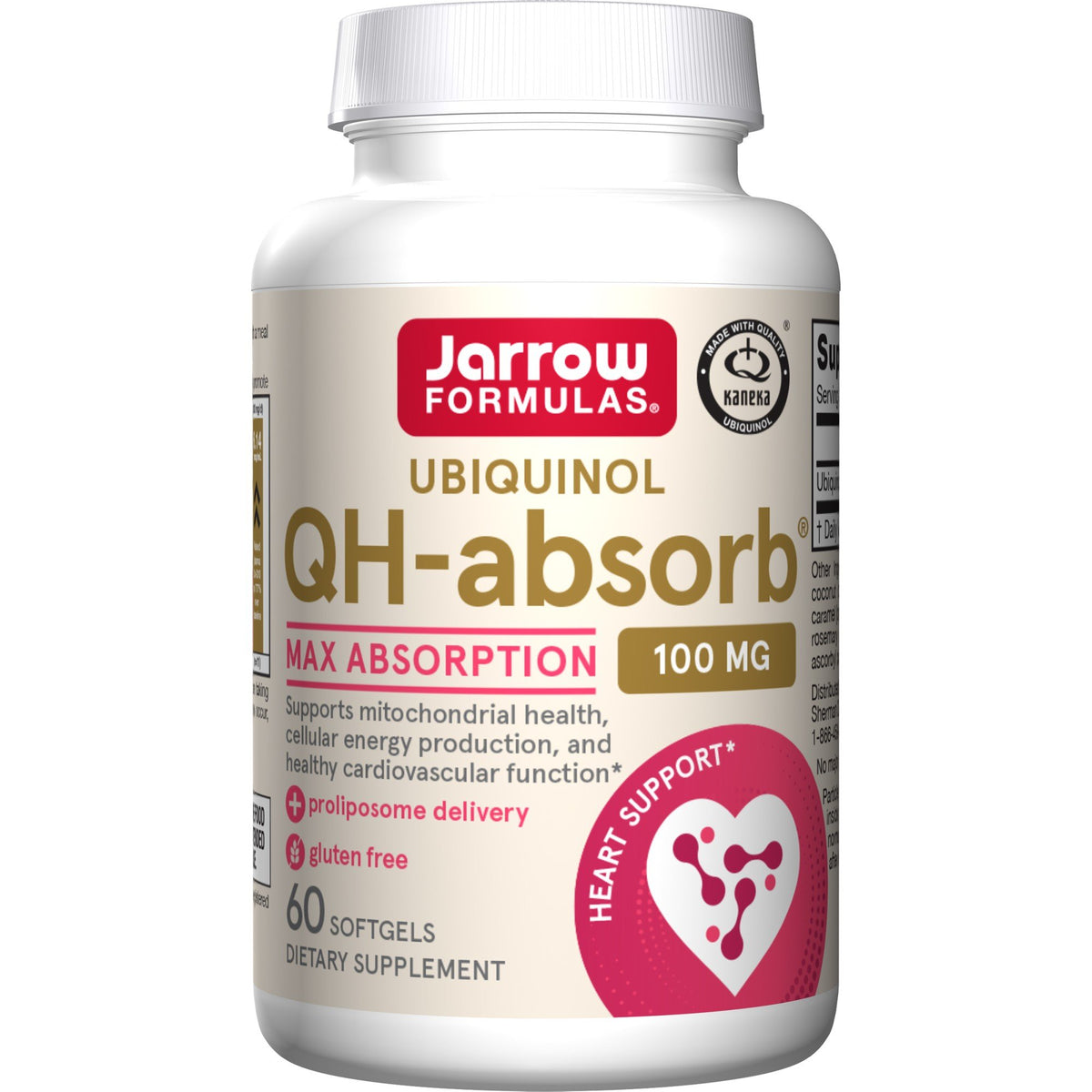 Jarrow Formulas Ubiquinol QH-absorb 100 mg 60 Softgel