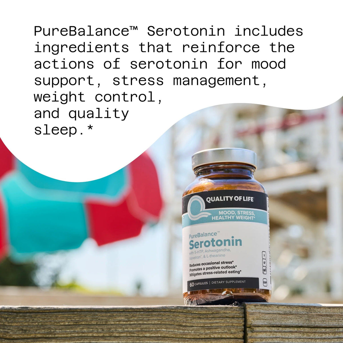 Quality of Life Labs PureBalance Serotonin 60 Capsule